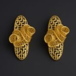 18k gold plated jewelry 3pc set